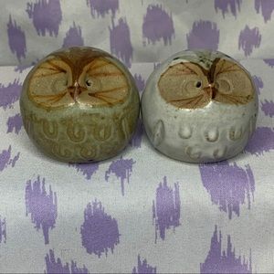 Fitz and Floyd Owl Salt & Pepper Shakers
